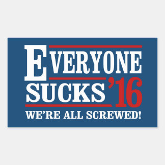 Sticker Rectangulaire Tout le monde réussit 2016