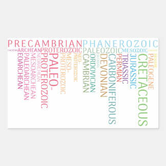 Sticker Rectangulaire Tout le temps dans le monde