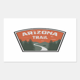 Sticker Rectangulaire Trail Arizona