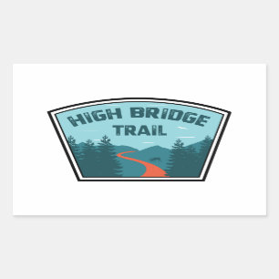 Sticker Rectangulaire Trail High Bridge