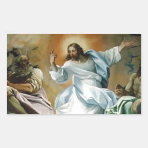 Sticker Rectangulaire Transfiguration_by_Lodovico_Carracci.