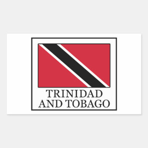 Sticker Rectangulaire Trinité-et-Tobago