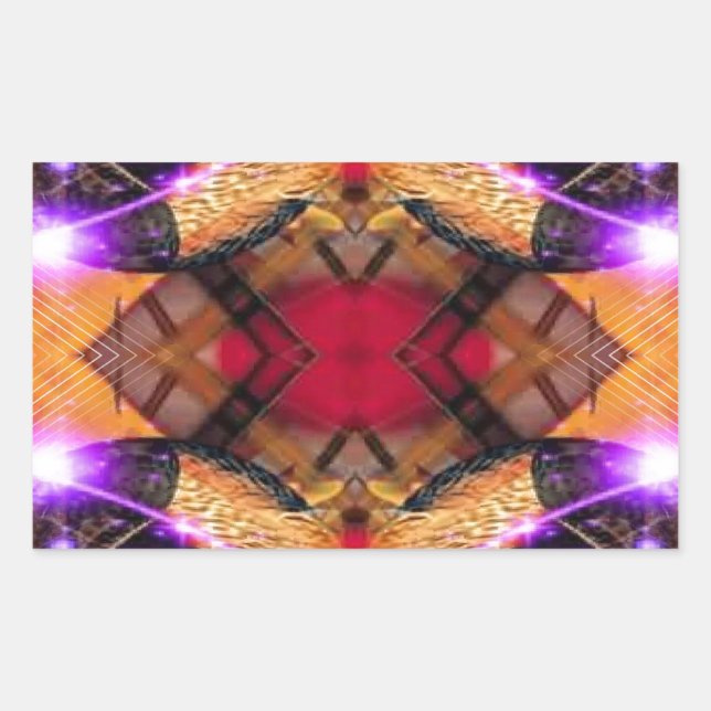 Sticker Rectangulaire Troisième oeil (Devant)