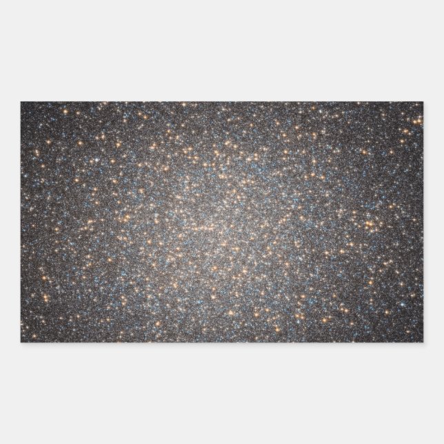 Sticker Rectangulaire Trou noir dans Omega Centauri NGC 5139 de Hubble (Devant)