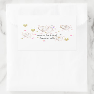 Sticker Rectangulaire trouver l'amour de sa vie une seule fois,personnal