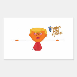Sticker Rectangulaire Trump Kilroy Light