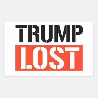 Sticker Rectangulaire Trump perdu