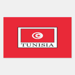Sticker Rectangulaire Tunisie