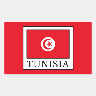 Sticker Rectangulaire Tunisie