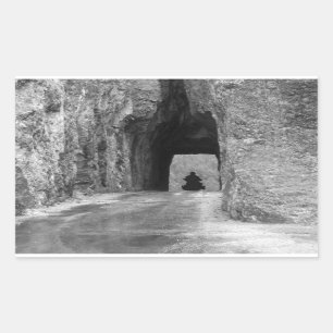 Sticker Rectangulaire Tunnel routier des aiguilles