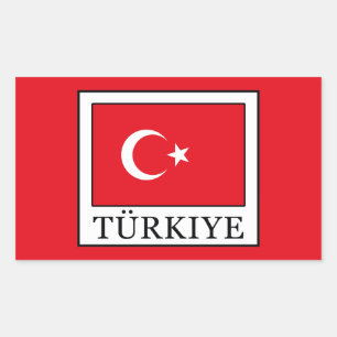 Sticker Rectangulaire Türkiye
