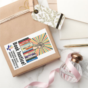 Sticker Rectangulaire TVUUC - Livre Justice!