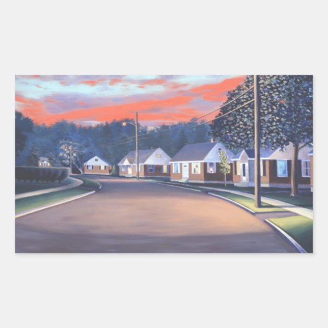 Sticker Rectangulaire Twilight Glow 1997 (Devant)