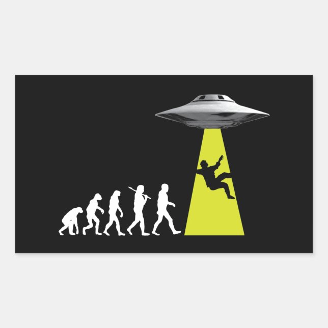 Sticker Rectangulaire UFOvolution (Devant)