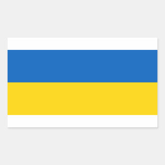 Sticker Rectangulaire Ukraine - Drapeau ukrainien