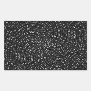 Sticker Rectangulaire Ulam Spiral