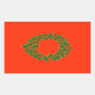 Sticker Rectangulaire Un très joyeux Noël