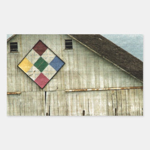 Sticker Rectangulaire Une Éberge Qui Était