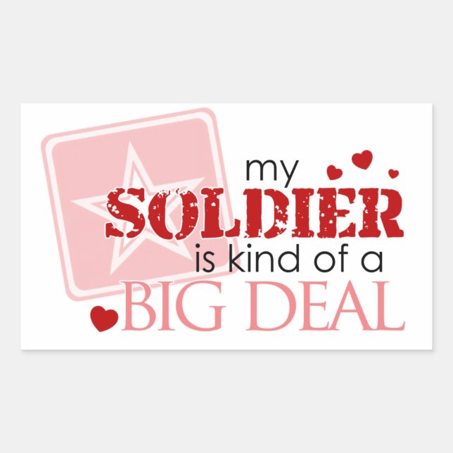 Sticker Rectangulaire Une sorte de Big Deal (Devant)