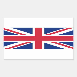 Sticker Rectangulaire Union Jack : drapeau du Royaume-Uni