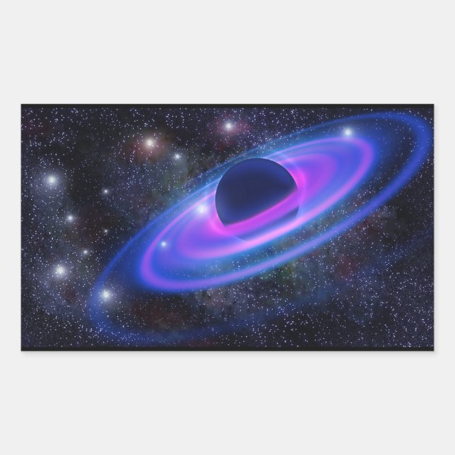 Sticker Rectangulaire Univers (Devant)