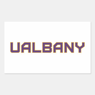 Sticker Rectangulaire Université de Albany Wordmark