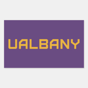 Sticker Rectangulaire Université de Albany Wordmark