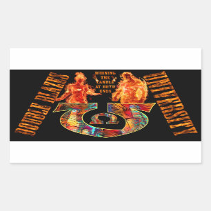 Sticker Rectangulaire Université Double Blazes