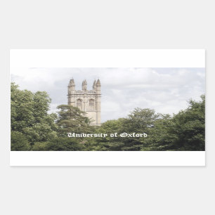 Sticker Rectangulaire Université d'Oxford