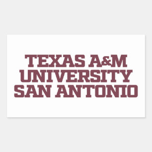 Sticker Rectangulaire Université Texas A&M de San Antonio
