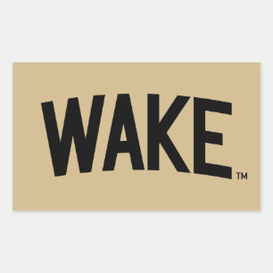 Sticker Rectangulaire Université Wake Forest   Arche de réveil