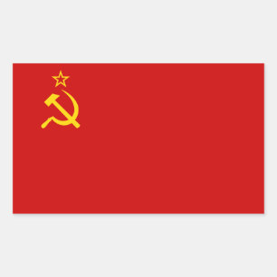 STICKER RECTANGULAIRE URSS