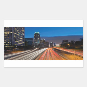 Sticker Rectangulaire USA, Californie, Los Angeles, 110 Freeway 2
