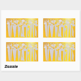 STICKER RECTANGULAIRE VACANCE