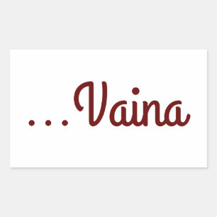 Sticker Rectangulaire Vaina