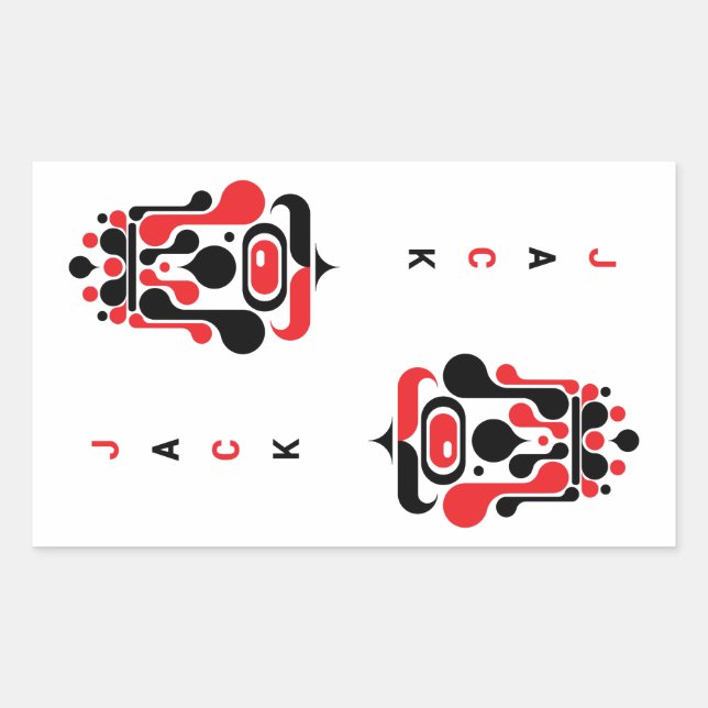 STICKER RECTANGULAIRE VALET (Devant)