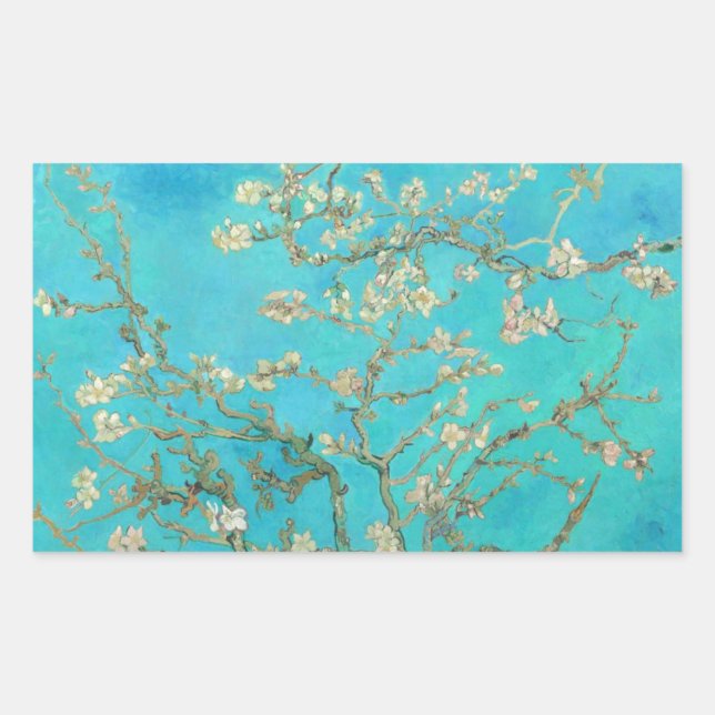 Sticker Rectangulaire Van Gogh Almond Blossoms (Devant)