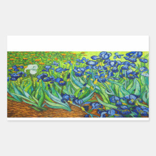 Sticker Rectangulaire Van Gogh Irises