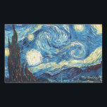 Sticker Rectangulaire Van Gogh Starry Classic Nuit Impressionnisme Art<br><div class="desc">Peinture de nuit étoilée - C'est le chef-d'oeuvre de Vincent Van Gogh,  The Starry Night 1889.</div>