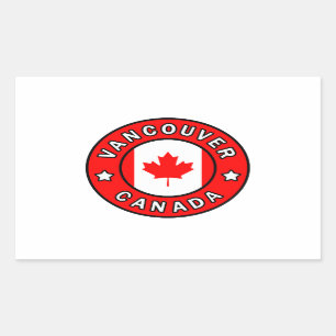 Sticker Rectangulaire Vancouver Canada