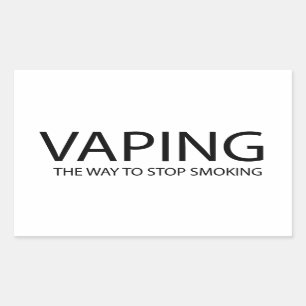 Sticker Rectangulaire Vaping (homonymie)