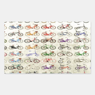 Sticker Rectangulaire Vélos