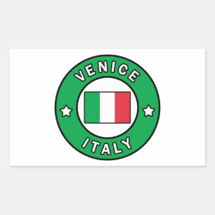 Sticker Rectangulaire Venise Italie