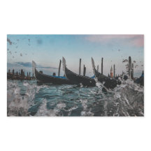 Venise, Venise. Des gondoles. Italie