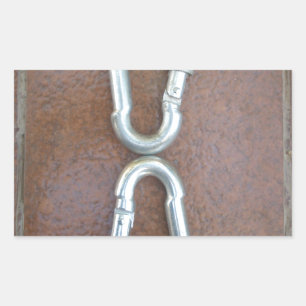 Sticker Rectangulaire Verrouillage : Conception de serrure de carabiner