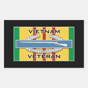 Sticker Rectangulaire Vétéran de CIB Vietnam