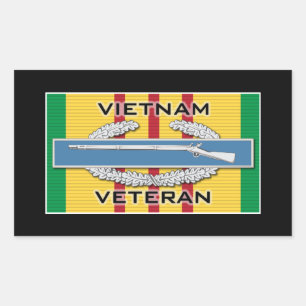 Sticker Rectangulaire Vétéran de CIB Vietnam