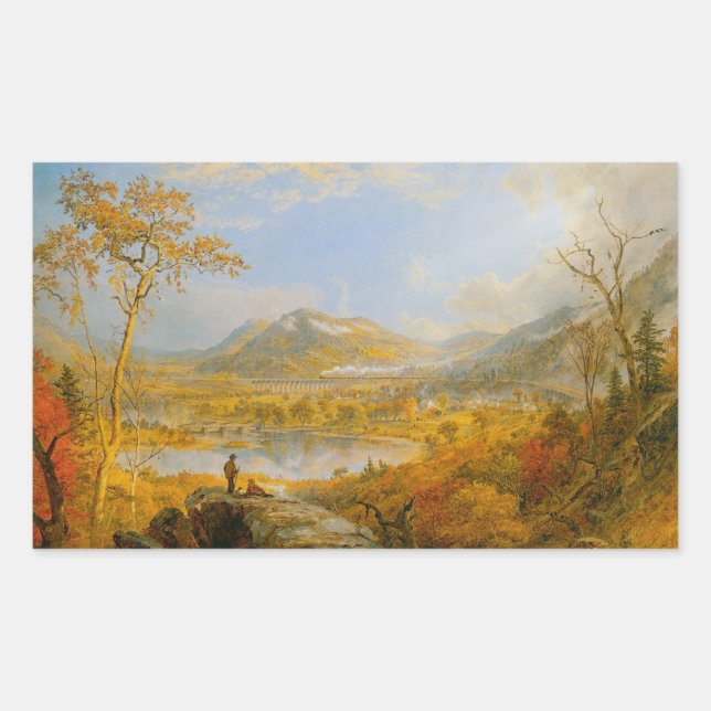 Sticker Rectangulaire Viaduc de Starrucca (Devant)