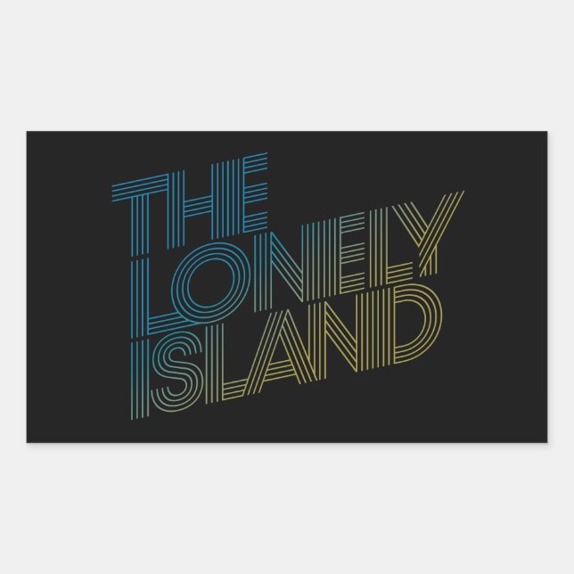 Sticker Rectangulaire Vice Beach (Devant)