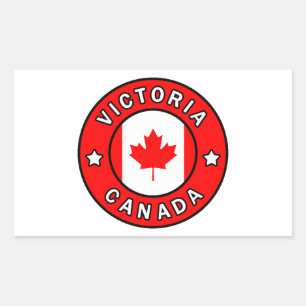 Sticker Rectangulaire Victoria Canada
